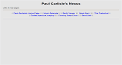 Desktop Screenshot of paulcarlisle.net